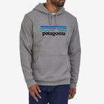 Felpa Patagonia P-6 Logo Uprisal Hoody - Grigio