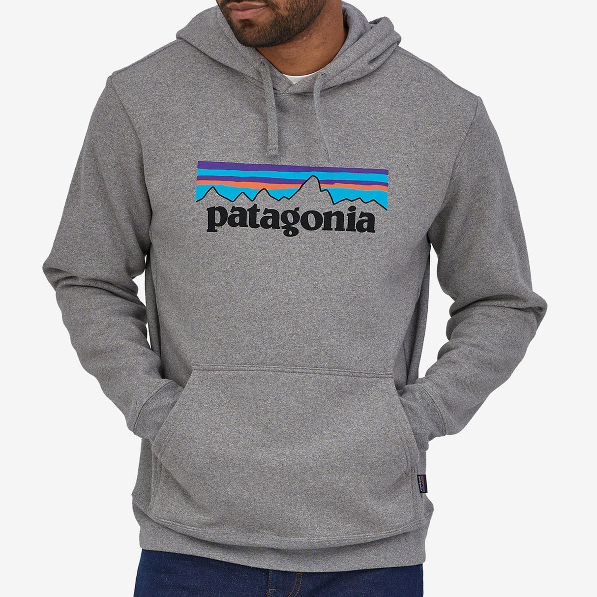 Felpa Patagonia P-6 Logo Uprisal Hoody - Grigio - M