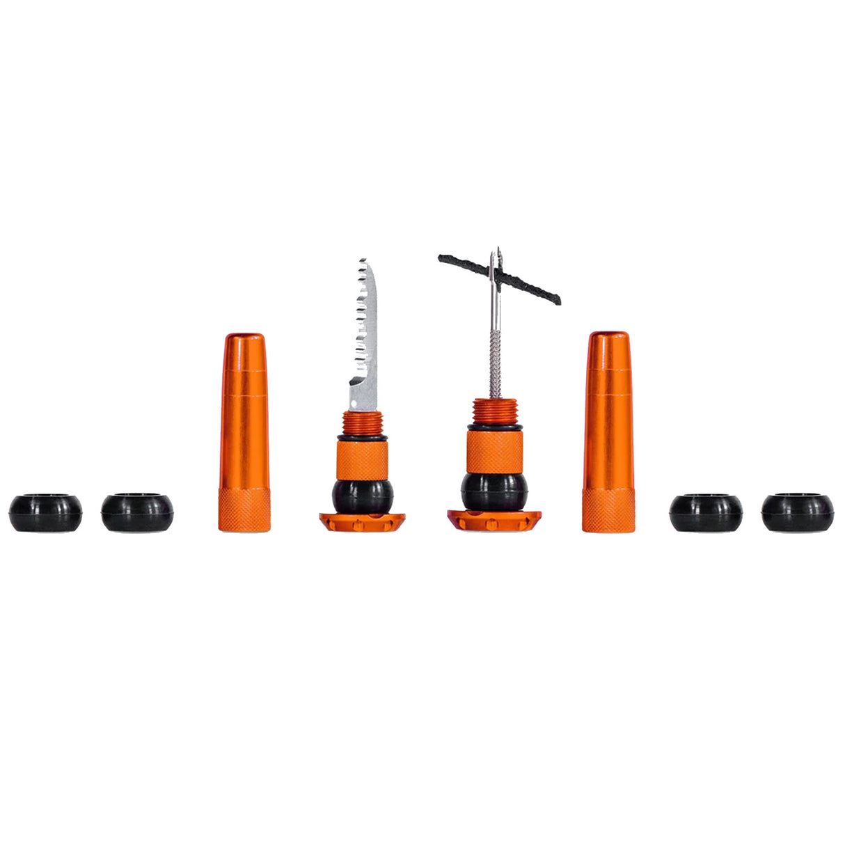 Kit riparazione tubeless per manubrio Muc-Off Stealth - Arancio - C