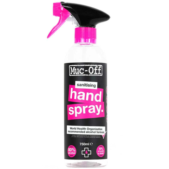 Muc-off antibacterial sanitising hand spray - 750 ml