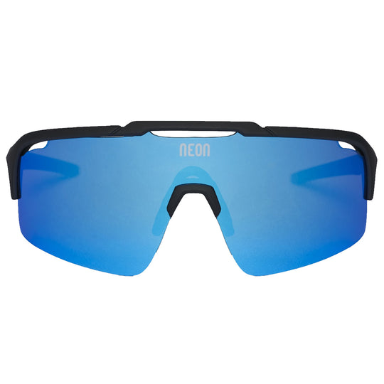 Neon Arrow sunglasses - Black Mirror Blue
