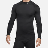 Maglia intima maniche lunghe Nike Pro Combat Neck - Nero - Q