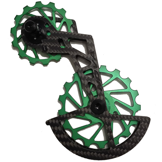 Nova Ride Shimano Ultegra/Dura-Ace 12v pulley wheel system - Green