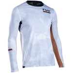 Northwave Bomb long sleeves jersey - White gold