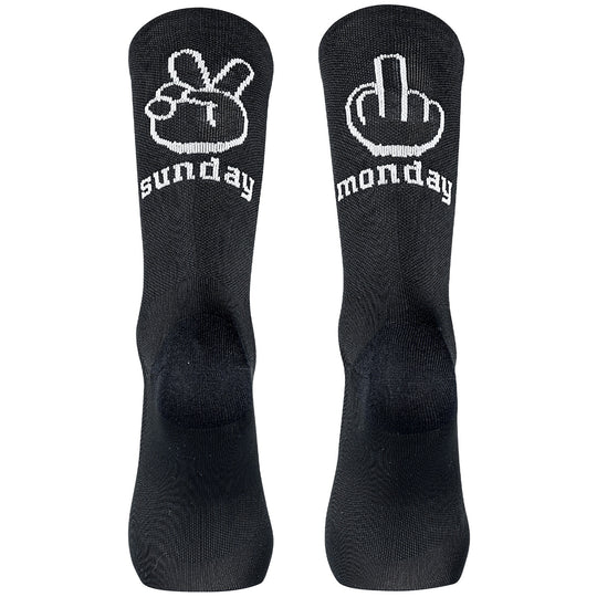 Northwave Sunday Monday socks - Black white