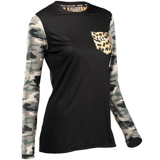 Northwave Wild All Mountain long sleeve women jersey - Black 
