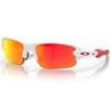 Oakley Flak XXS kids sunglasses - Matte White Prizm Ruby