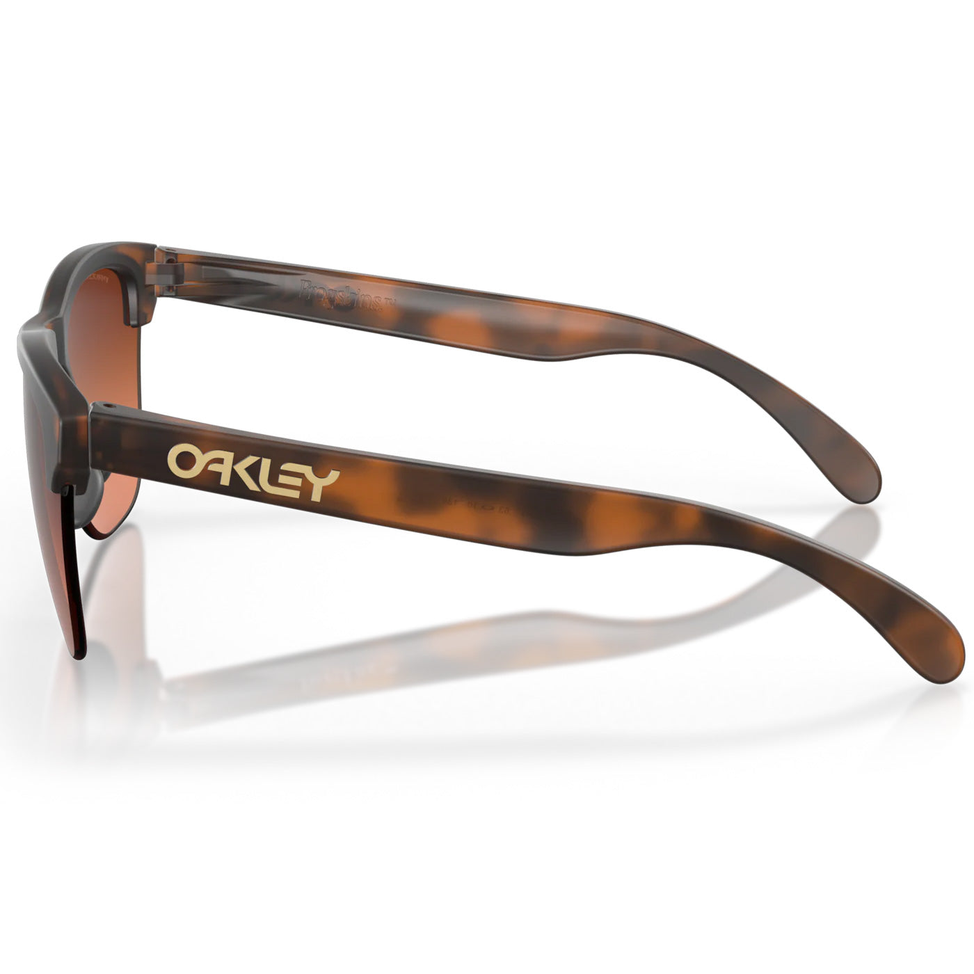 Oakley Frogskins Lite sunglasses - Matte Tortoise Prizm Brown Gradient