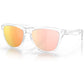Occhiali Oakley Frogskins XS - Matte Clear Prizm Rose Gold - Q