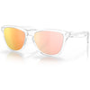 Oakley Frogskins XS sunglasses - Matte Clear Prizm Rose Gold