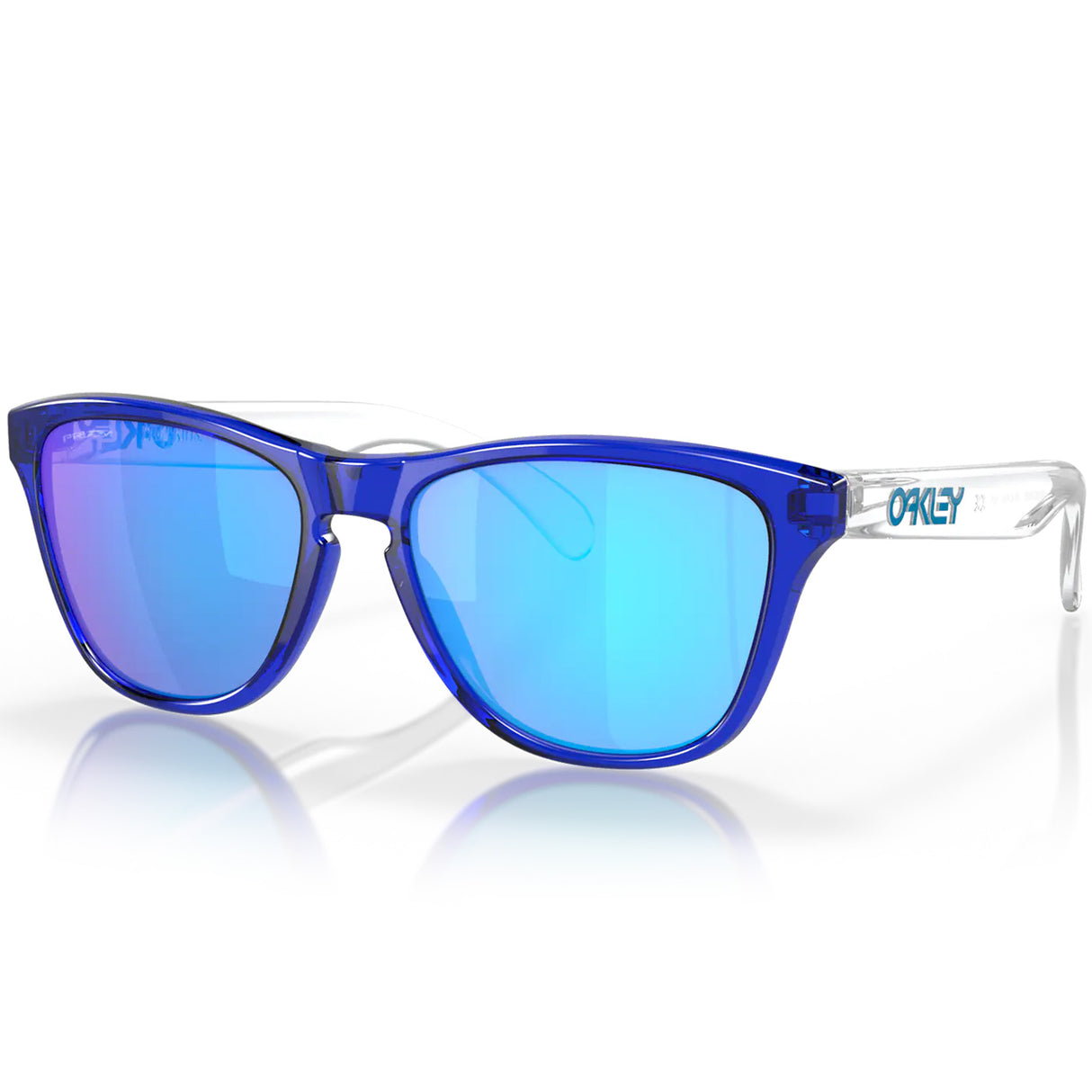 Occhiali Oakley Frogskins XS - Crystal Blue Prizm Sapphire - E