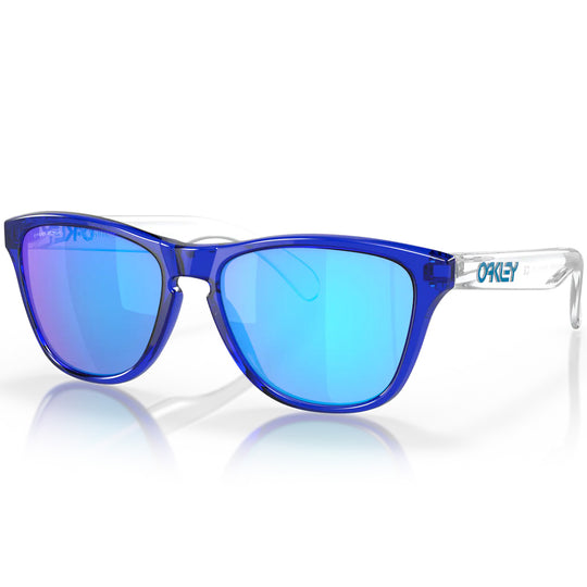 Occhiali Oakley Frogskins XS - Crystal Blue Prizm Sapphire
