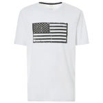 T-Shirt Oakley Sc Mil Flag- Bianco