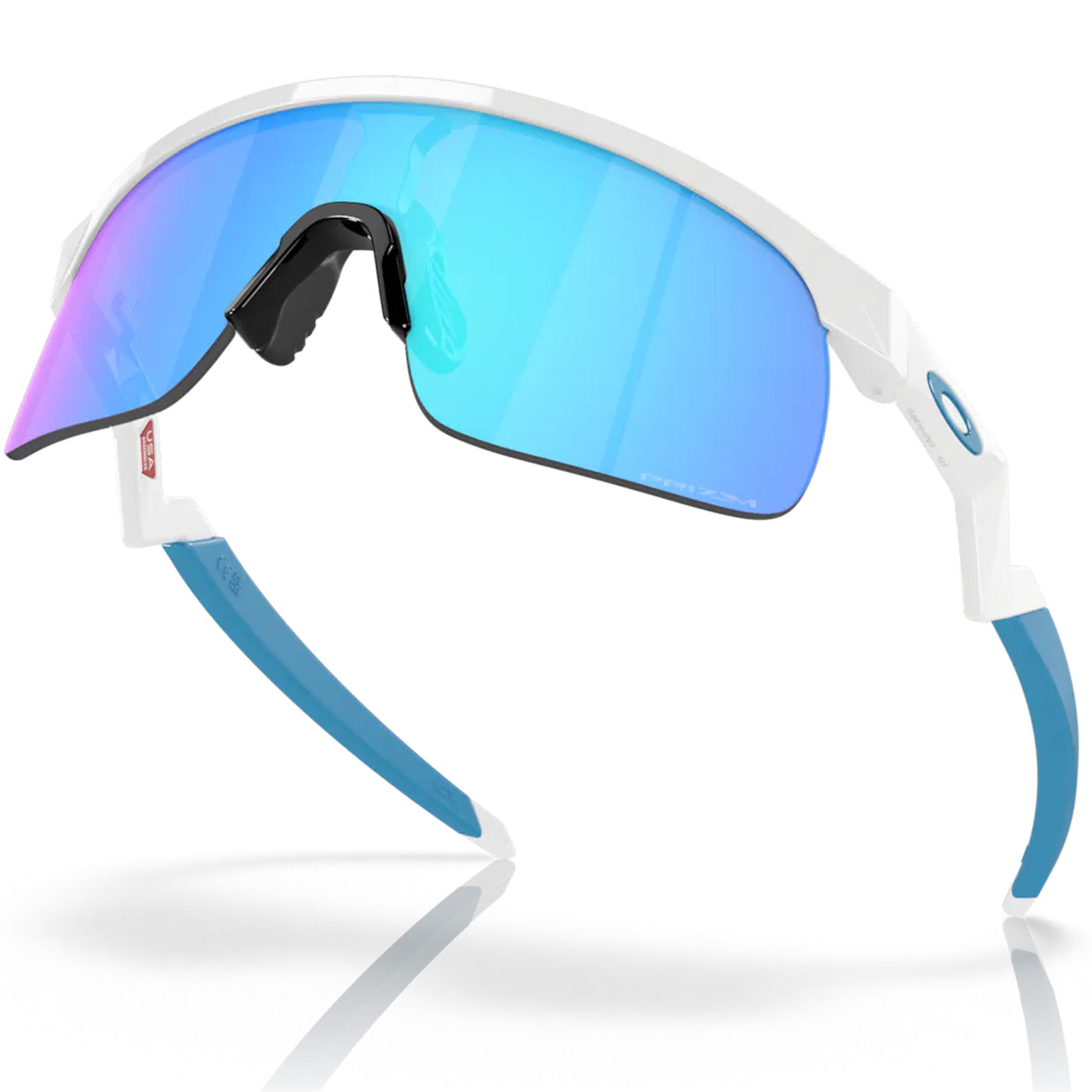 Oakley Resistor Polisehd White Prizm Sapphire Kids' Sunglasses