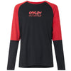 Maillot manches longues Oakley Switchback Trail - Noir rouge