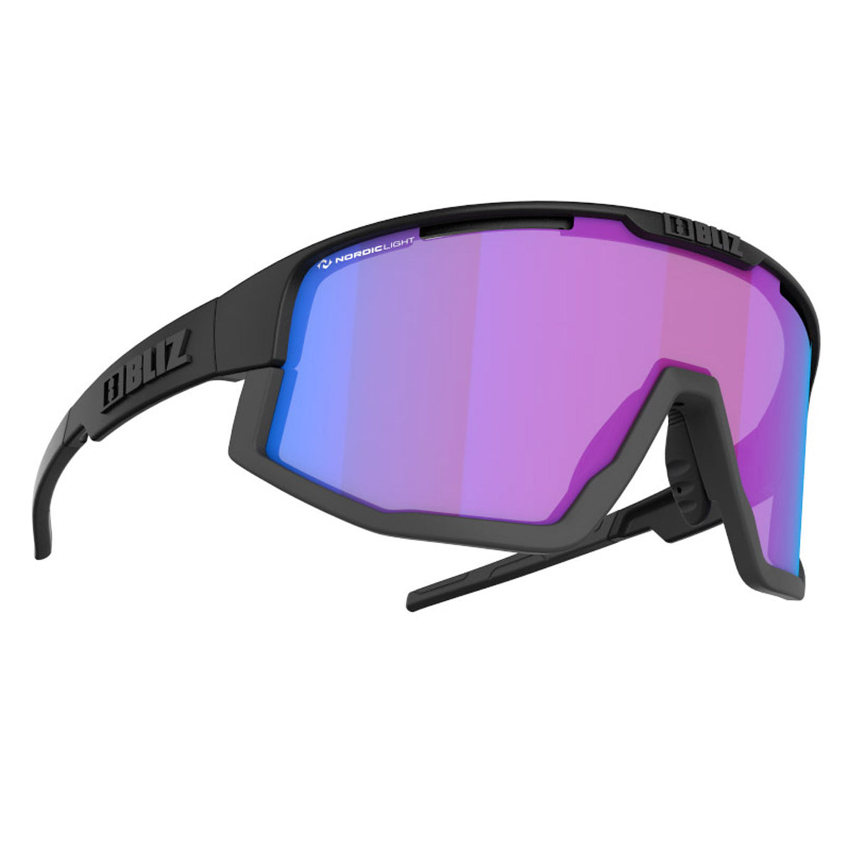 Occhiali Bliz Fusion Nano - Nero viola nordic light - N