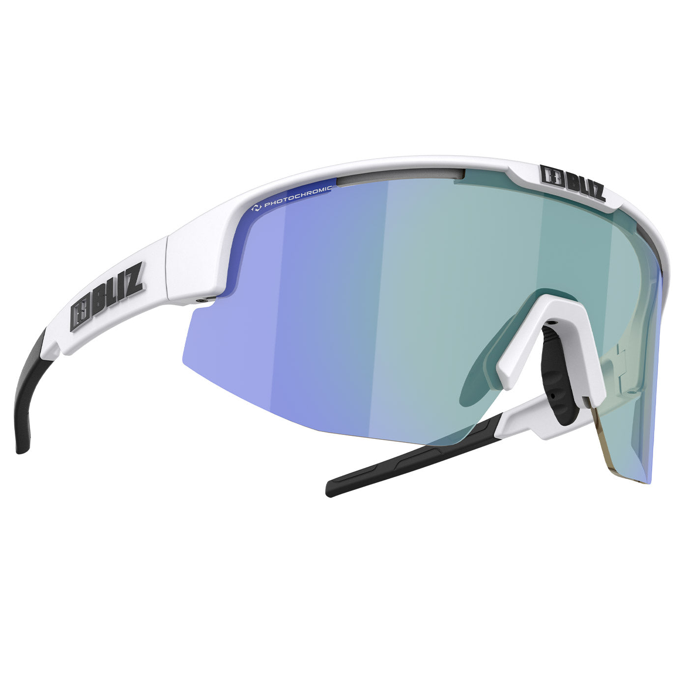 Bliz Matrix Small Nano sunglasses White blue All4cycling