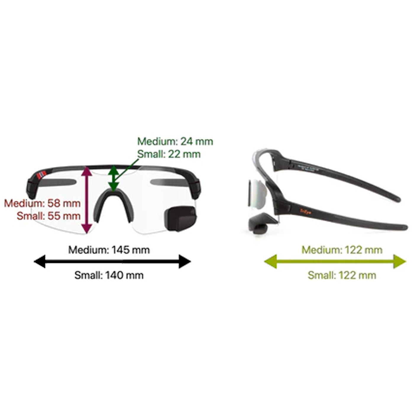 Occhiali Trieye View Air Revo Max Medium - Nero - P
