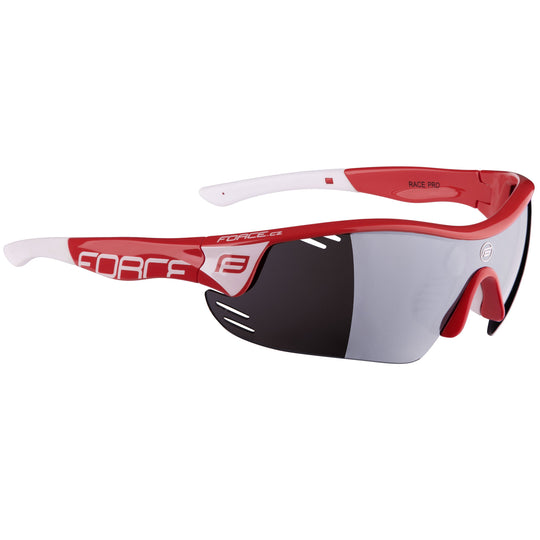 Occhiali Force Race Pro - Bianco rosso