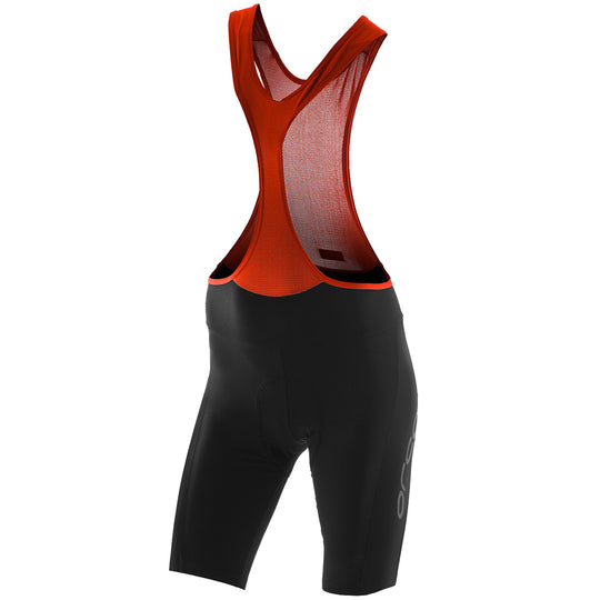 Orca women bib short - Black red