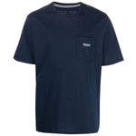T-Shirt Patagonia P-6 Label Pocket Responsibili - Bleu
