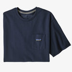 T-Shirt Patagonia P-6 Label Pocket Responsibili - Blau