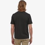 T-Shirt Patagonia P-6 Label Pocket Responsibili - Negro