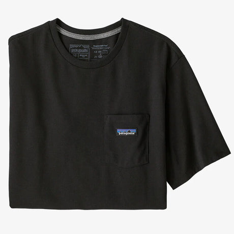 T-Shirt Patagonia P-6 Label Pocket Responsibili - Nero - H