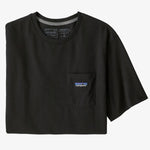 T-Shirt Patagonia P-6 Label Pocket Responsibili - Noir