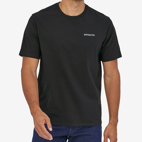 T-Shirt Patagonia P-6 Mission Organic - Nero - P