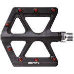 BRN Composite Kite pedals - Black red