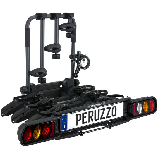 Peruzzo Pure Instinct bike rack for 3 bikes for tow bar