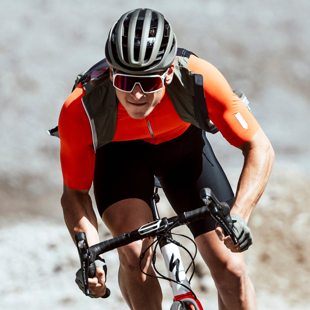 Maglia Q36.5 Pinstripe Pro - Rosso - B