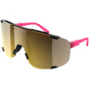 Poc Devour glasses - Fluorescent Pink Uranium Black Gold Mirror