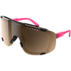 Poc Devour glasses - Fluorescent Pink Uranium Black Brown Mirror