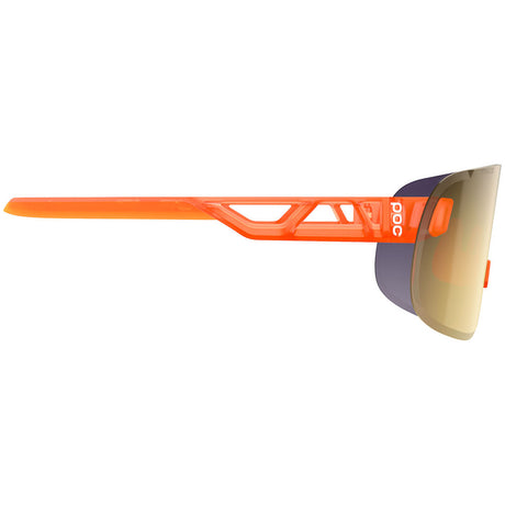 Occhiali Poc Elicit - Fluorescent Orange Violet Silver Mirror - Q