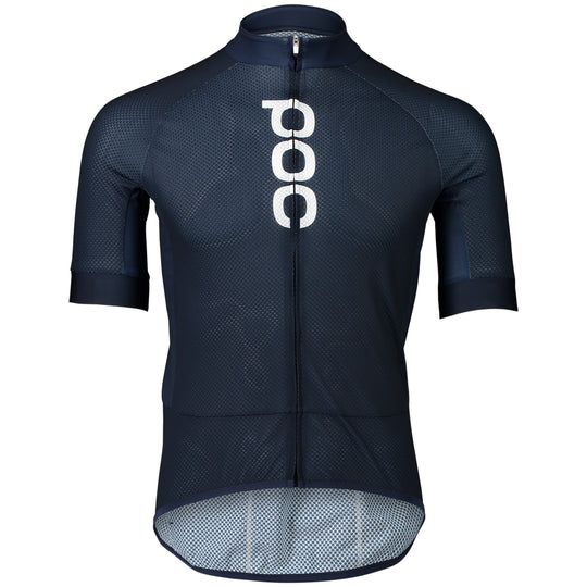Maillot Poc Essential Road Logo - Azul oscuro