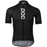 Maglia Poc Essential Road Logo - Nero bianco - L