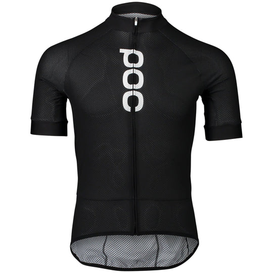 Maillot Poc Essential Road Logo - Negro blanco