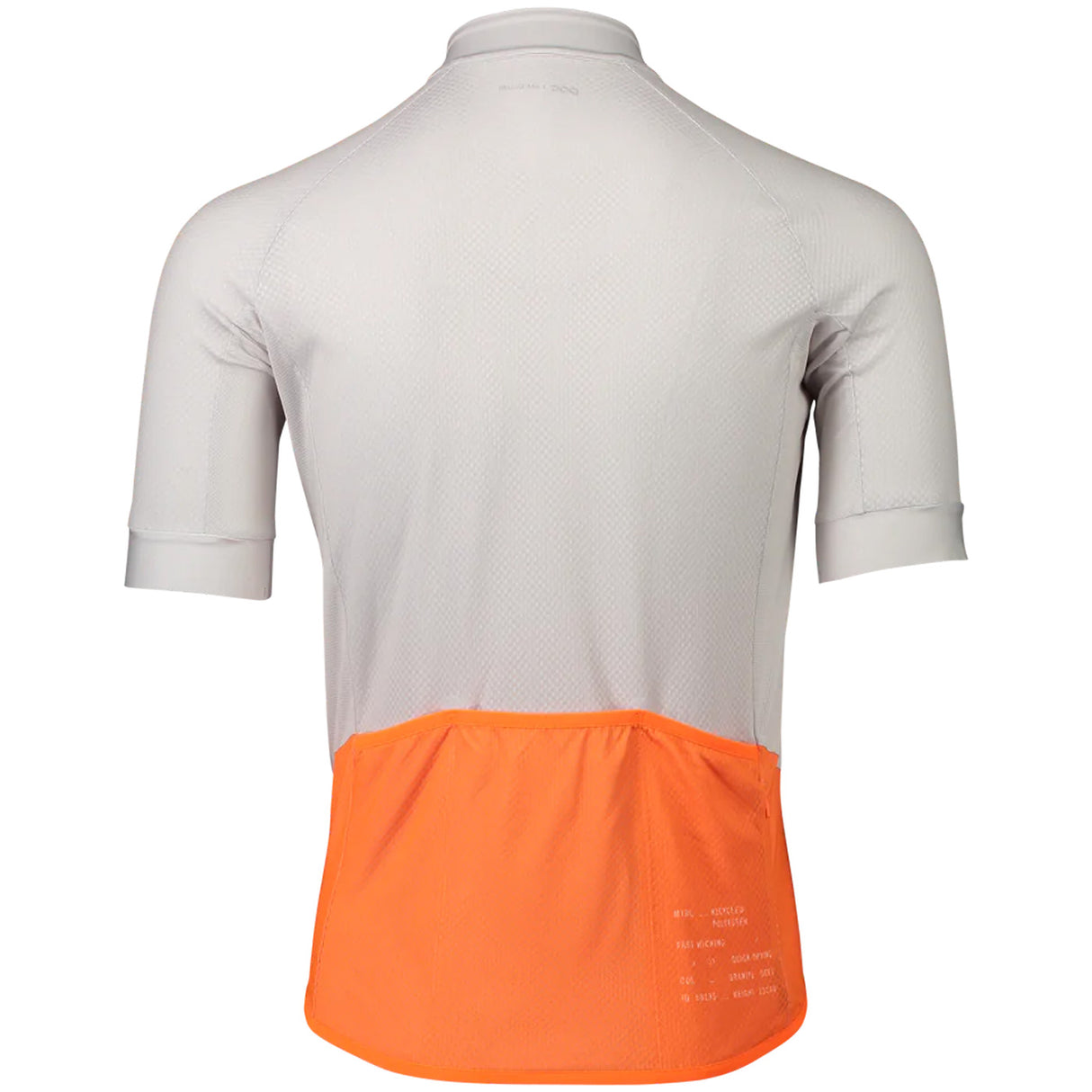 Maglia Poc Essential Road Logo - Grigio arancio - F