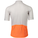 Maglia Poc Essential Road Logo - Grigio arancio - F