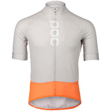 Maglia Poc Essential Road Logo - Grigio arancio - E