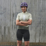 Maillot mujer Poc Essential Road Logo - Verde