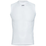 Maglia intima senza maniche Poc Essential Layer Vest - Bianco