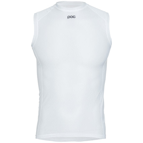 Maglia intima senza maniche Poc Essential Layer Vest - Bianco