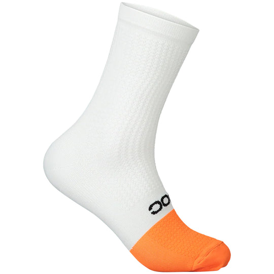 Calcetines Poc Flair Mid - Blanco naranja