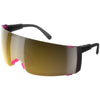 Poc Propel sunglasses - Fluo pink black translucent violet gold mirror