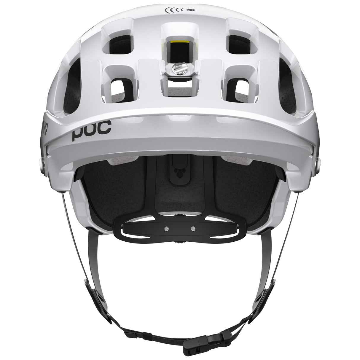 Casco Poc Tectal Race Mips NFC - Bianco arancio - D