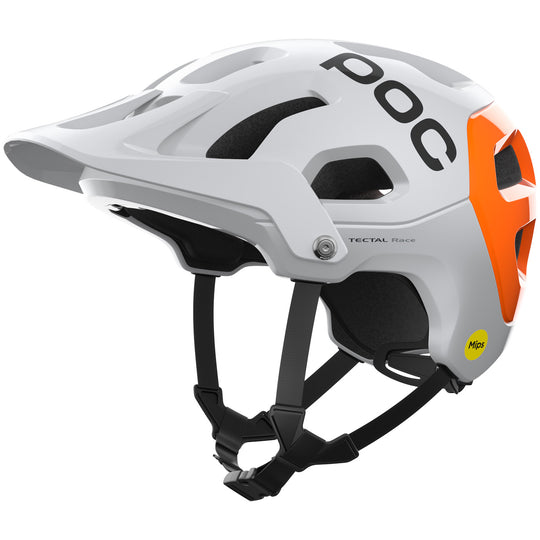 Casco Poc Tectal Race Mips NFC - Bianco arancio