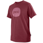 T-Shirt Poc Print O - Rosso